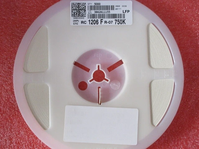 SMT Resistor SMD Widerstand 750 KOhm 750K 1% 1206 1xRolle 5000x