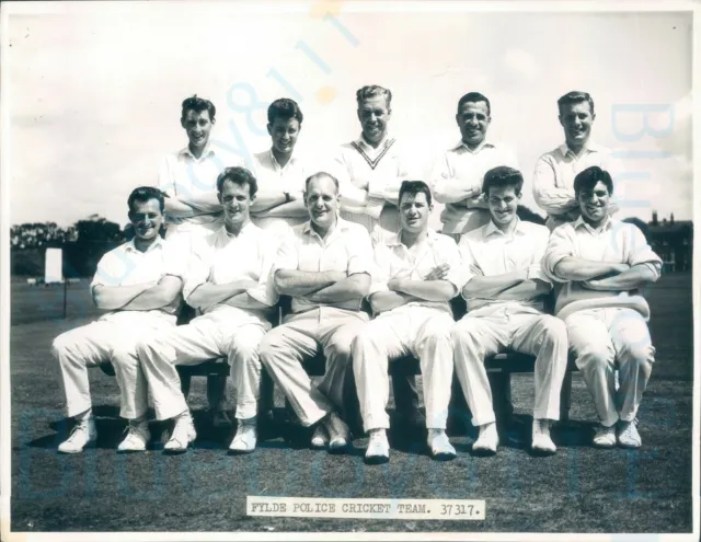 1965 Fylde Police Team Fylde Amateur Cricket League Original Press photo 8x6.5"