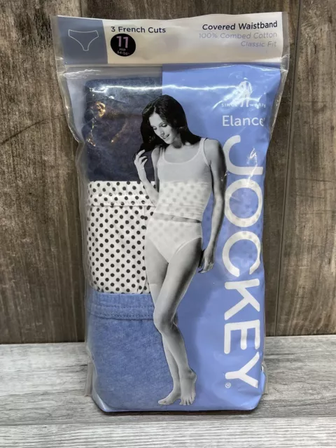Jockey Womens Underwear Plus Size Elance French Cut - 3 Pack