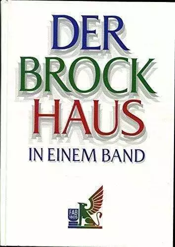 Der Brockhaus in Einem Band F.A. Brockhaus, GmbH Buch