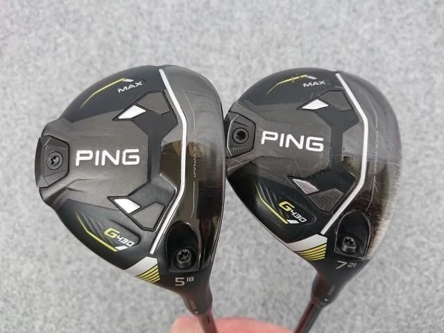 PING G430 SFT 22 degree ALTA J CB BLACK R flex fairway wood used