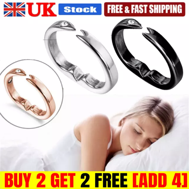 Anti Snore Therapeutic Acupressure Stop Snoring Snore Ring Natural Sleep Aid