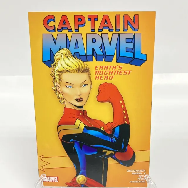 DAMAGED Captain Marvel Earth's Mightiest Hero Vol. 1 Marvel Comics TPB