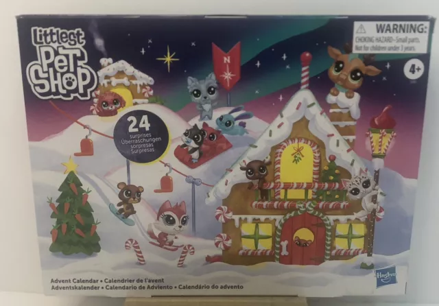 NEW Sealed 2020 Littlest Pet Shop Advent Calendar HASBRO Toy LPS 24 Days  Rare
