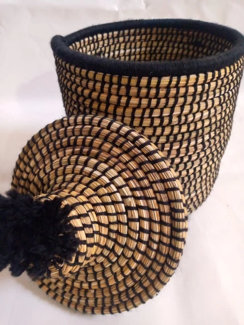 Box GOFA - Moroccan Berber box - ethnic braided basket