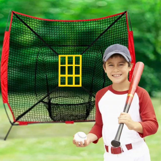 Baseball-Übungs-Backstop-Netz, tragbares Schlag-, Pitching- und Schlag-Training