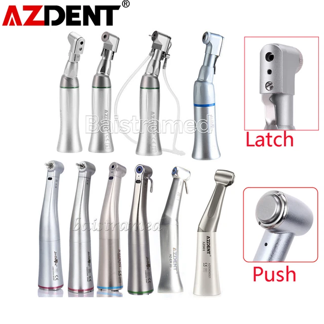 NSK Style Dental Slow Low Speed Contra Angle Handpiece E-type Push Button /Latch