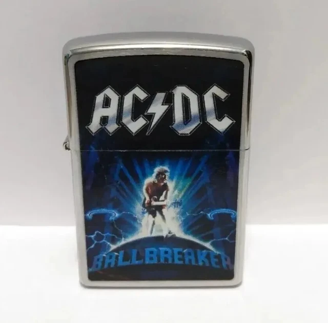 Zippo 2010 ACDC Ball Breaker Case No Insert No Box Read