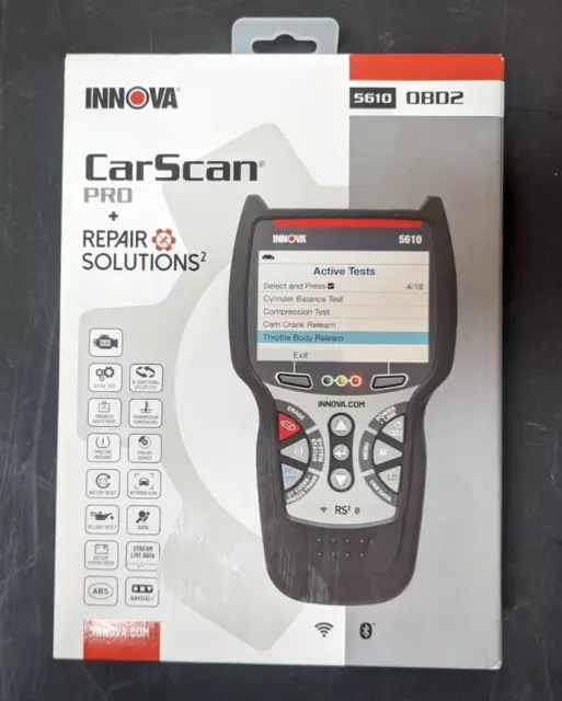 INNOVA CarScan PRO + Repair Solutions 2 OBD2 Scanner Tool #5610 BRAND NEW