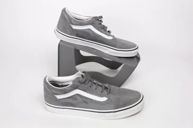 Ladies Vans Suede and Leather Size 5 UK 38.5 EU Grey Trainers