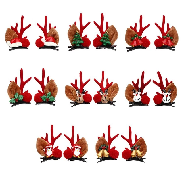 Niedlich Weihnachten Haarspange Haarschmuck Kopfbedeckungen Kinder Haarnadel