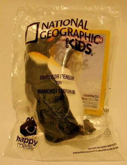 NATIONAL GEOGRAPHIC KIDS McDonald's Happy Meal Emperor Penguin plush