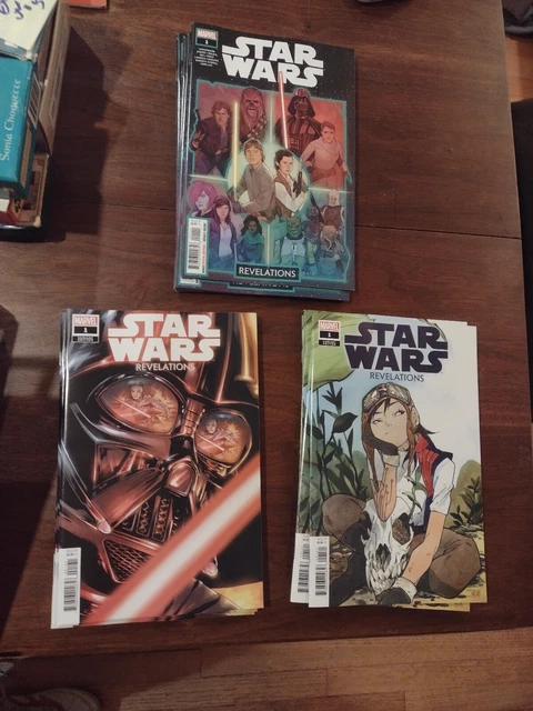STAR WARS REVELATIONS # 1 MARVEL COMICS 2023 - LOT of 3 DIFF. COVERS NM+