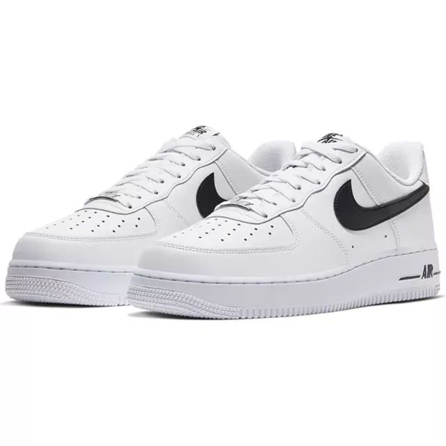 Bassa Triple Bianco Nero AIR FORCE 1 Uomo Donna Unisex Scarpe