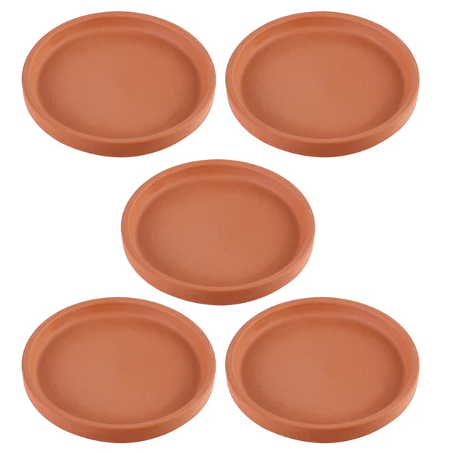 BESTonZON – 5 Sottovasi Quadrati In Plastica Per Piante – 18x18 Cm – Impermeabili E Riutilizzabili