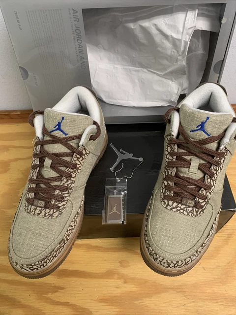 2008 NIKE AIR Jordan Fusion AJF 3 REED Dark Oak Brown White  display picture 1