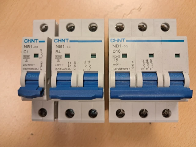 MK SENTRY 5945s 45 AMP CURVE B 6kA MCB CIRCUIT BREAKER (7) UK