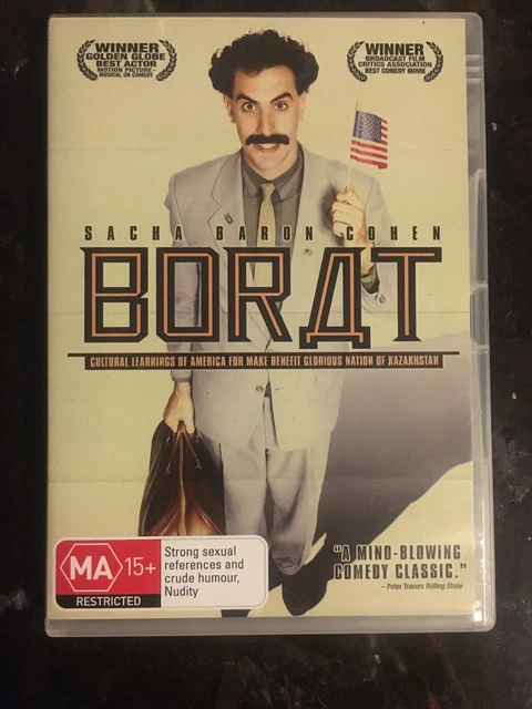 Borat (2006) Dvd Brand New Sacha Baron Cohen Comedy Cult Hard To Find!!