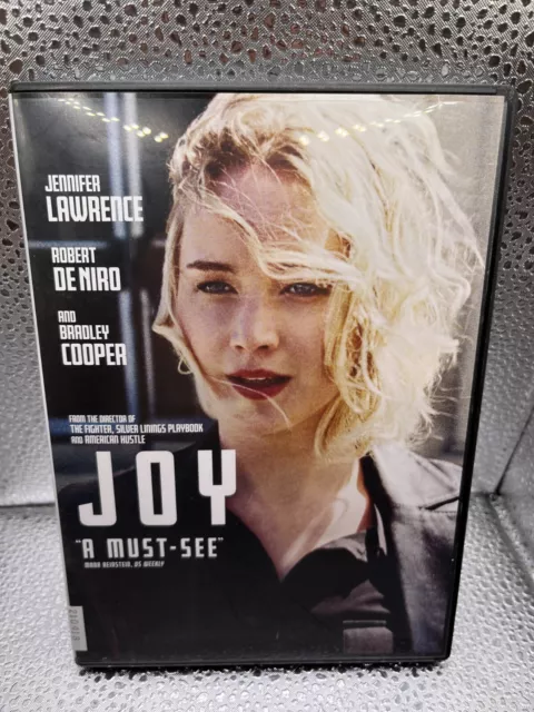 Joy DVD 2015 edición de pantalla ancha Jennifer Lawrence Robert De Niro Bradley Cooper