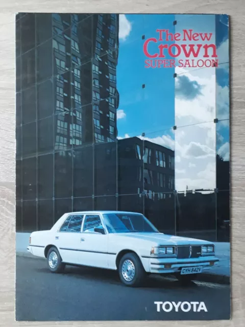 Toyota Crown Super Saloon Brochure 1980