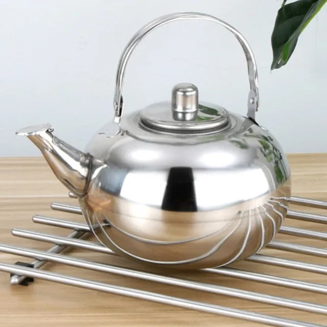 Bouilloire à thé en acier inoxydable Théière pratique Bouillie Boui