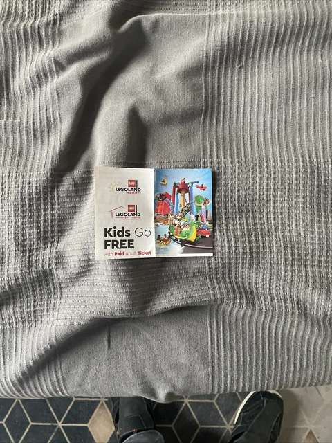 2 X Legoland Gutschein Freier Eintritt 1 Kind bei Begleitung 1 Erwachsener 