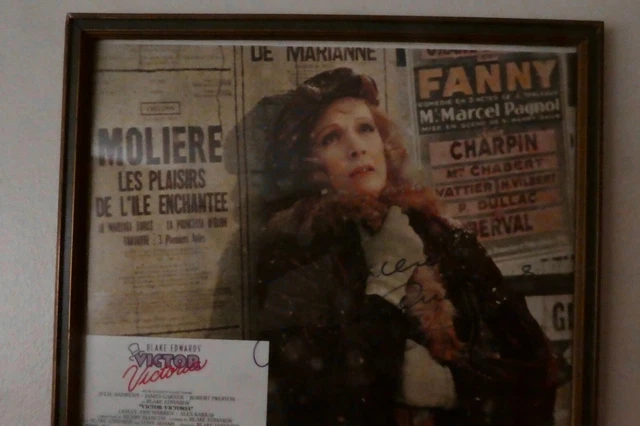 JULIE ANDREWS Signed "Victor Victoria" Movie Poster Lobby Card-NEW LOW PRICE !!