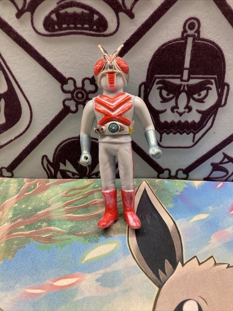 Vintage POPY Kamen Rider X Masked Rider Action Figure  Sofubi  from Japan