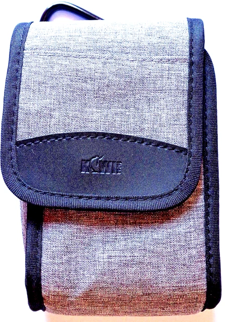 Étui Pour Appareil Photo Compact - Compatible Canon G7X Mark III, Sony ZV-1, Panasonic ZS99 - Protection Rembourrée Avec Poche Filet (Blanc)