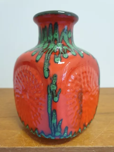 Bay Keramik Vase Keramik Keramikvase rot grün 60er 70er design fat lava WGP