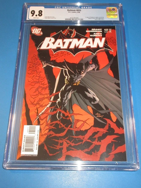 Batman #655 1st Damian Wayne Hot Key  CGC 9.8 NM/M Gorgeous Gem Wow