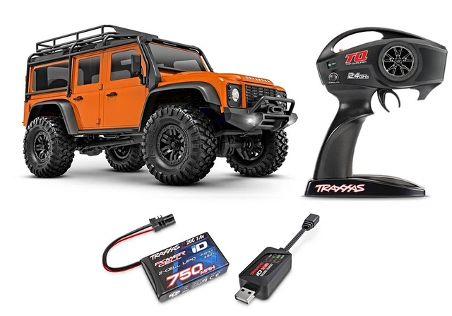 Traxxas TRX-4M 1/18 Land Rover Defender RTR Electric Off Road RC Crawler-Orange