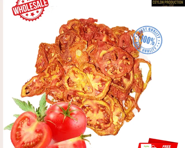 Dehydrierte Bio-Tomatenscheiben, Verwendung für Salat, Currys naturrein aus...