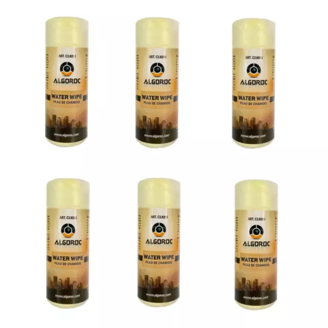 Peau De Chamois Synthetique Professionnelle En Nid D'abeille Algoroc Les 6