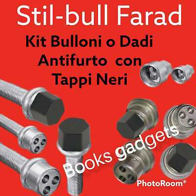FARAD KIT BULLONI ANTIFURTO PER PEUGEOT 208 2003 > ZINCATI FLOWER LOCK FARAD 