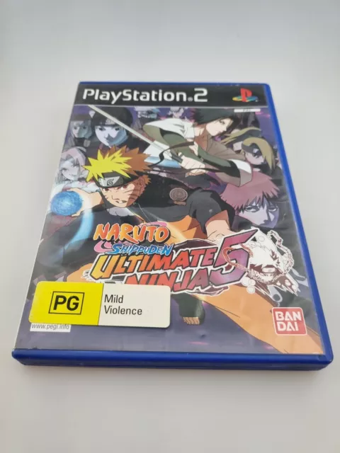 ps2 NARUTO SHIPPUDEN Ultimate Ninja 5 Game Playstation PAL UK EXCLUSIVE