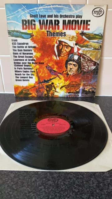 Big War Movie Themes, Geoff Love & His Orchestra 12" Vinyl Record