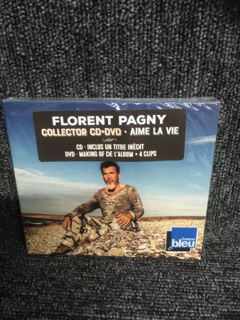 PAGNY FLORENT - AIME LA VIE ( CD + DVD) 2 Discs. New Sealed. Freepost In Uk