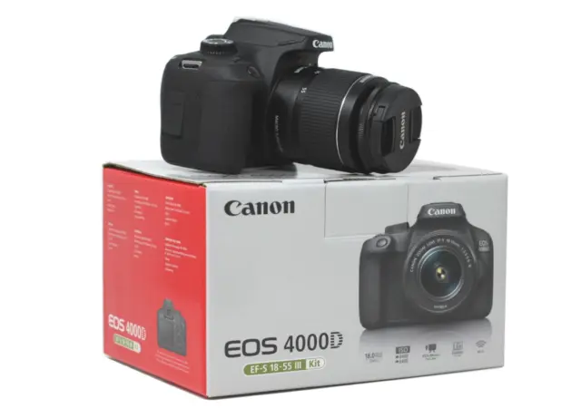 Canon EOS 4000D Camera with 18-55 III Lens - Special Bundle Kit