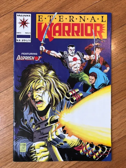 Eternal Warrior #5 (1992, Valiant) NM 1st Bloodshot Cover App Kevin VanHook