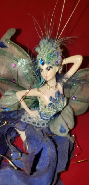 Florence Maranuk "Saphire" Fairy Ornament VTG by Show Stoppers