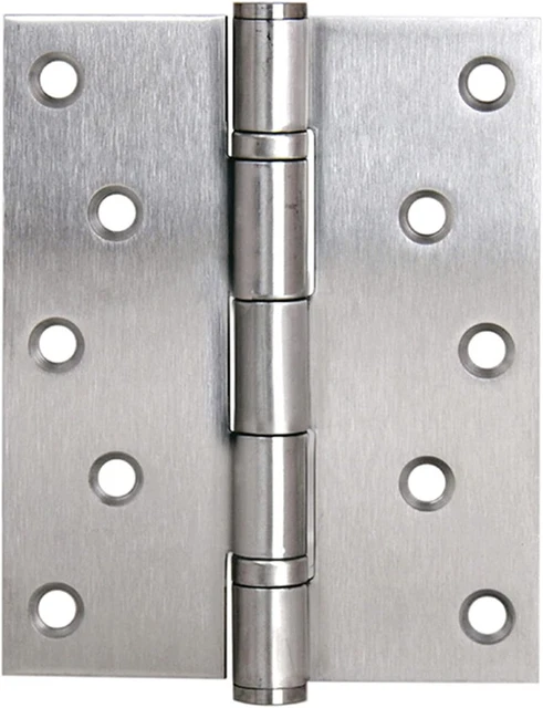 2x Stumme Türscharniere Edelstahl 100mm - Kugellager Für Leises Öffnen