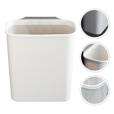piccolo cestino sospeso con coperchio sotto il lavello per cucina Secchio per compost montabile da bagno Bianco Nero Bidone per compost da appoggio con coperchio 