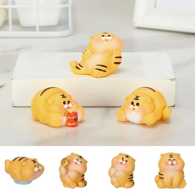 année Figurine Ornement de jardin Tigre miniature Micro Aménagement Paysager