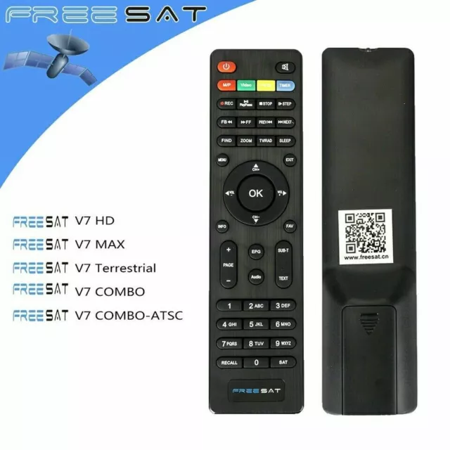 Mando l nuevo para Freesat HD V7 / max / v7 combo, v7 Terrestre y GTmedia