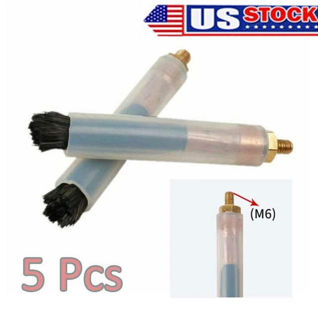 8MM Carbon Fiber Polish Weld Brush Stainless Steel Weld Cleaning Machine Copper