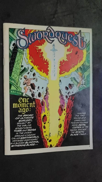 Swordquest #2 Vol. 1 Atari 2600 DC Mini Comic Book Fireworld 1982 