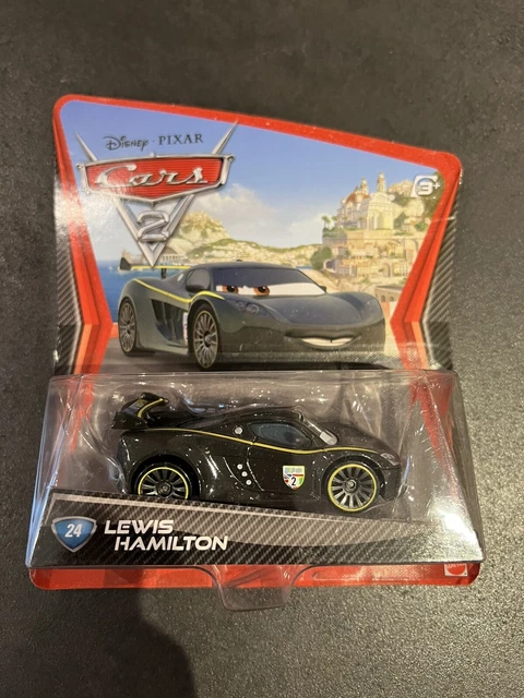 MATTEL DISNEY PIXAR Cars 2 LEWIS HAMILTON #24 Car 1:55 Sca £19.99