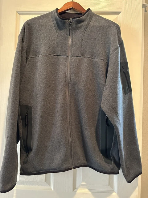 Men’s Arcteryx Polartec Cardigan Full Zip Up Sweater Jacket Men’s Size XL Fleece