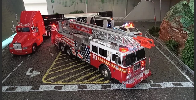 Code 3 Presereve the Honor FDNY Liberty Street Truck 10 With LED Lights